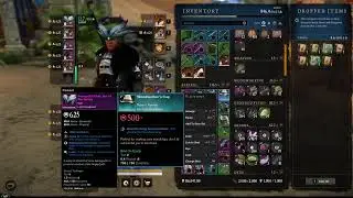 new world gold cap challenge 515k/5.5m chill chesting and market stuff
