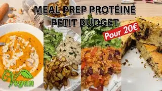 MEAL PREP VEGAN PROT&Eacute;IN&Eacute; | Petit Budget , Facile et Rapide