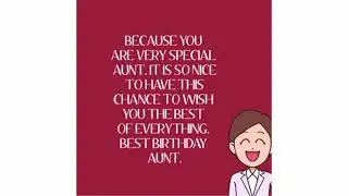Happy Birthday to Aunt