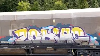 Graffiti Freightliner Train Sheffield UK Vol 9