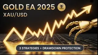 Gold Trading Made Easy: 3 Strategies in One EA + Drawdown Protection