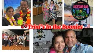 Hawaiian Themed, Trini Style Backyard BBQ in Long Island, NY