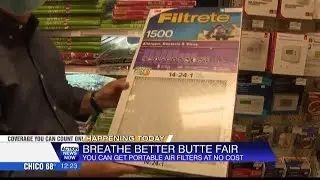 Free portable air filters available for no cost at Breathe Better Butte Fair in Oroville