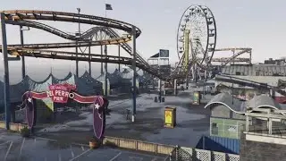 🎢 GTA 5 Theme Park Roller Coaster Experience (FUNNY MOMENTS) #gta #girlgamer
