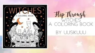 📖 Flip Through - Witches, A Coloring Book by UUSIKUUU
