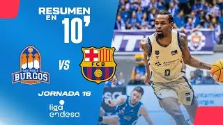 🏀 Resumen en 10': San Pablo Burgos vs Barcelona - Jornada 16 Liga Endesa 2025