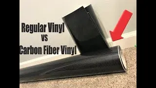 Carbon Fiber Vinyl vs. Regular Vinyl Colors (Vvivid and Avery Wraps)
