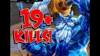 SMITE: INCREDIBLE 19 ELIMINATION YMIR (Conquest Gameplay)
