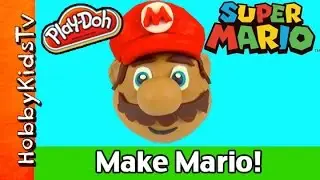 Play-Doh Make Super Mario! Sculpting Nintendo Super Mario Brother HobbyKidsTV