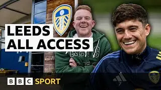 Dan James mic’d up in training as Colson Smith visits Leeds United | BBC Sport