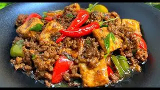 Better Than Takeout! 🥢 Crispy Tofu & Beef Stir-Fry