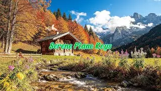 Deep focus with serene piano keys calming study music