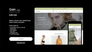 Gain Theme - The best Shopify theme 2023