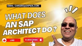 What are the tasks of an SAP architect . #sap #architect