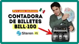 RESEÑA: Contadora de billetes STEREN versión ESTÁNDAR para pesos mexicanos 🇲🇽