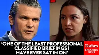 WATCH: AOC Absolutely Dunks On Secretary Hegseth After Attending Classified Briefing On Boat Strikes