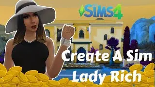 The Sims 4 | CAS Lady Rich: Hidden Treasures Revealed