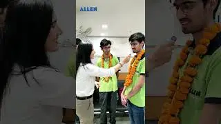 From Students to JEE Main 2025 Toppers 🏆|  ALLEN&rsquo;s Champions Share Their Journey #shorts
