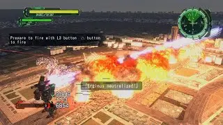EDF6 Mech vs Kaiju