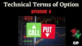 Technical terms of Options with Examples || Option made easy || @candlepower7798