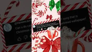 Christmas candy cane wallpaper