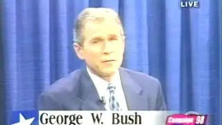 1998- George Bush at Texas Governor's Debate