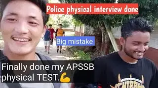 #watch  Finally Done my APSSB civil police Physical Test Exam,31 August 2023..