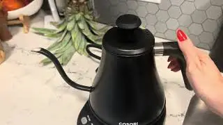 COSORI Electric Gooseneck Kettle Honest Review & Demo