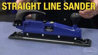 Easily Sand Large Surfaces - Pneumatic Straight Line Air Sander - Great for Body Work - Eastwood