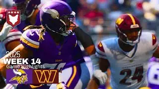 Minnesota Vikings vs Washington Commanders | Week 14 Game | JSN 2025-26 | HIGHLIGHTS 