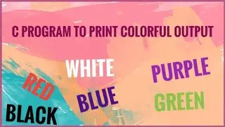 printf colorful 🎨 output | C language tricks #1