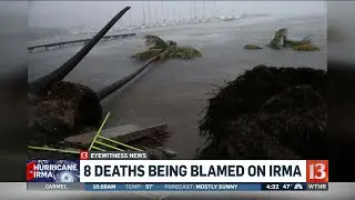 First video of damage from Hurricane Irma
