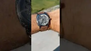GLENAW SKELETON WATCH 40 mm, #aliexpresswatch #watchcollection #skeletonwatch