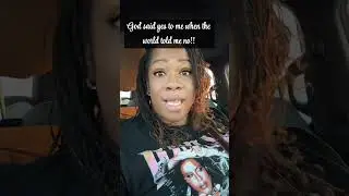 God say yes to me when the world told me no !￼
