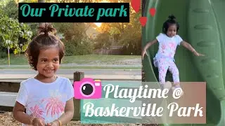 #smallvideo Mithra playing in Baskerville Park 🛝| Private park | Green Park #happy rhymes #tamil