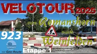 Geo-Route 923 Etappe 1 Romanshorn-Weinfelden #schweiz #fahrradfahren