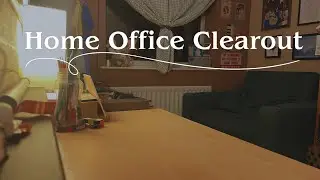 January Vlog #2 - Home Office Clear-out | #tidyhouse #cleaning