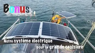 BONUS 2 -  Système électrique, focus sur les panneaux solaires et batteries (grande croisière)