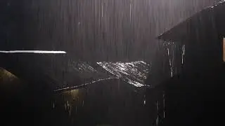 Heavy Rainstorm Sounds for Uninterrupted Deep Sleep - Calming Thunder Ambience