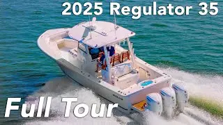 2025 Regulator 35 – Triple Yamaha F350s, Gyro, Joystick, MyHelm