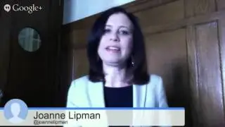 Author Joanne Lipman with Forbes Contributor Devin Thorpe