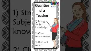 Qualities of a teacher | qualities of a good teacher | How to be a professional teacher | #shorts