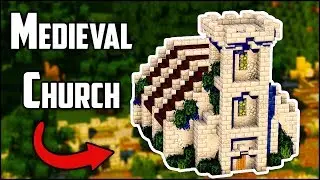How to Build a Medieval Church in Minecraft (1.14+)