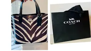 Coach Willow 24 haul and what fits, unboxing