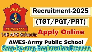 Army Public School Recruitment 2025 | Online Screening Test - Complete Registration #schoolvacancy