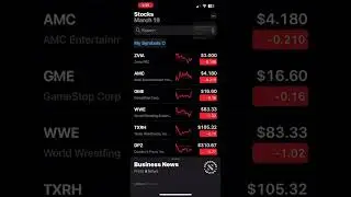 How to use the #apple #ios #stock app.