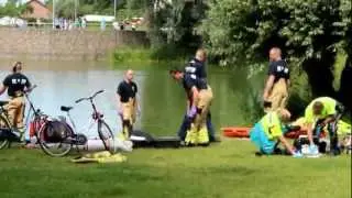 drenkeling in de waaij in Westervoort