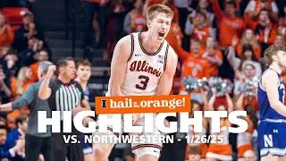 Illini Men's Basketball | Highlights vs. Northwestern 1/26/25