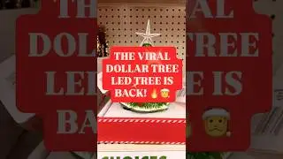 Dollar Tree Ceramic LED Tree Find 2025 🎄💡 | Viral $1.25 Christmas Decor!