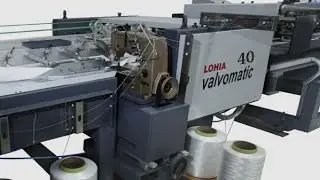 Lohia Valvomatic 40 fabric mouth opner time setting process
